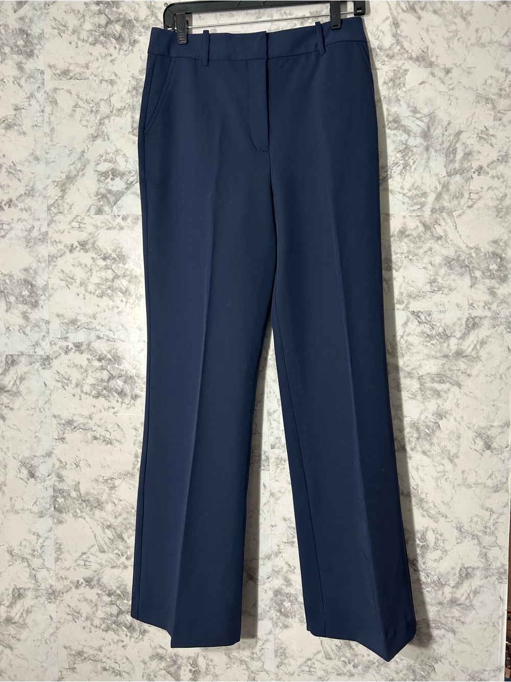 Worthington Navy Blue wrinkle free trousers Sz 6